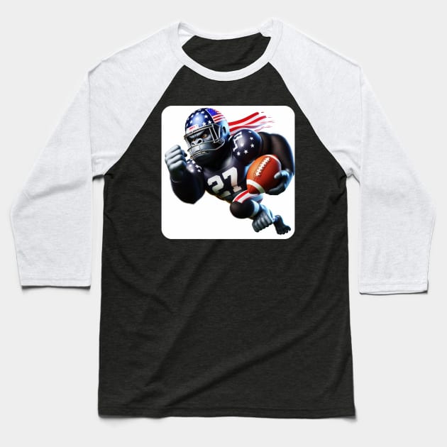 Grumpy Gorilla #22 Baseball T-Shirt by The Black Panther